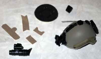Soldier Story Loose 1/6th FAST Carbon Helmet (High Cut, Coyote, PVS-18 & MHRS) Modern Era #SSL4-H403