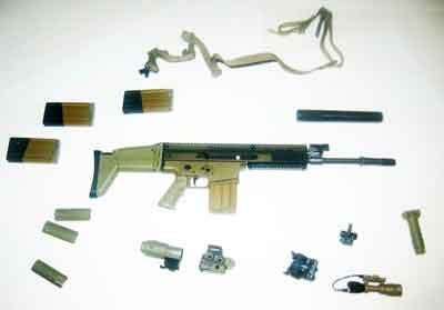 Soldier Story Loose 1/6th SCAR-H (w/Accessories) #SSL4-W920