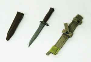 Soldier Story Loose 1/6th K-Bar Knife w/MOLLE Sheath (Coyote) #SSL4-X021