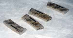 Soldier Story Loose 1/6th M4 P-Magazine (Tan, Weathered)(4x) #SSL4-X516