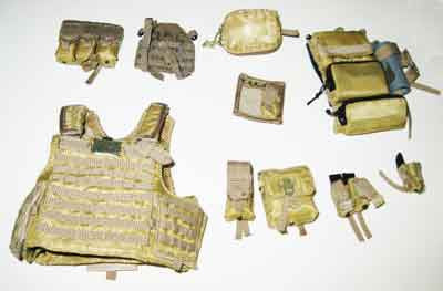 Soldier Story Loose 1/6th CIRAS Vest w/Pouches (Tan) #SSL4-Y203