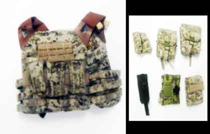 Soldier Story Loose 1/6th JPC w/Pouches (AOR1) #SSL4-Y495