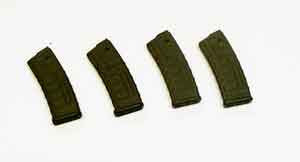Soldier Story Loose 1/6th M4 P-Magazine (Black)(4x) #SSL4-X501