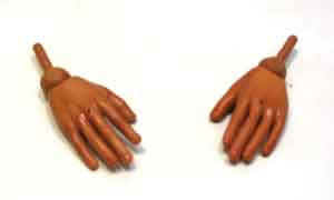 Soldier Story Loose 1/6th Hand Set (Pair) Bendy Orange Tint #SSNB-H100
