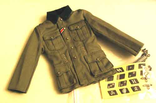TOYS CITY Loose 1/6 WWII German M36 Tunic (w/Medals,Emblems) #TCG1-U100