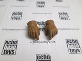 FACEPOOL Loose 1/6th Loose M39 Gloved Hands - Pair (Brown) #FPL0-HD100