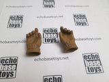 FACEPOOL Loose 1/6th Loose M39 Gloved Hands - Pair (Brown) #FPL0-HD100