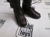 FACEPOOL Loose 1/6th Loose Cavalry Boots - Buckled Tanker Style - Pair (Black) #FPL3-B400