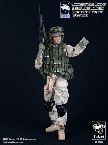 DAM Toys 1/6 75th Ranger Task Force Ranger (Grenadier) Boxed Set #DAM-93002