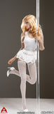 AC PLAY 1/6 Pole Dancer Outfit "White Color" Accessory Set A #AP-ATX013B