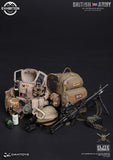 DAM Toys 1/6 ELITE SERIES British ARMY in Afghanistan MINIMI Gunner Boxed Set #DAM-78036