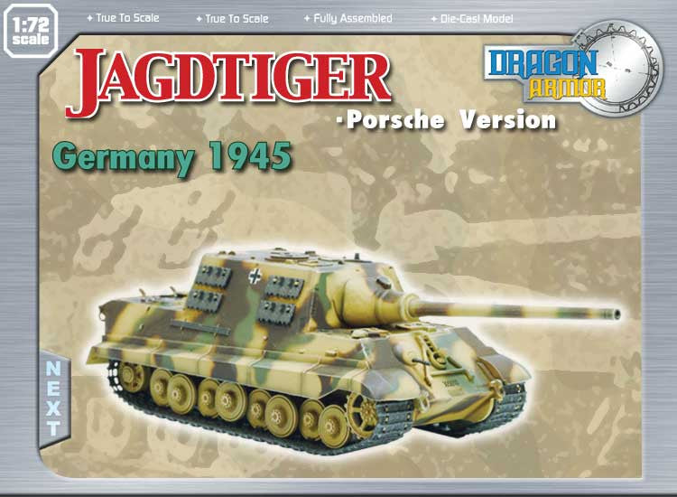 Dragon Models 1/ 72nd Scale Armor Sd.Kfz.186 JagdTiger (Porsche Version), Germany 1945 #60127