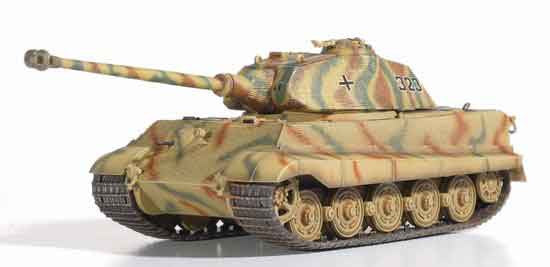 Dragon Models 1/ 72nd Scale Armor King Tiger Porsche Turret w/Zimmerit, 3./sPzAbt.503, Mailly le Camp 1944 #60263