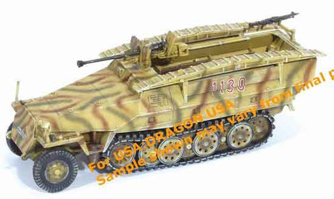 Dragon Models 1/ 72nd Scale Armor Sd.Kfz.251/7 Ausf.D, Unidentified Unit, Italy 1944  #60296
