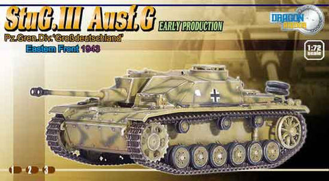 Dragon Models 1/ 72nd Scale Armor StuG.III Ausf.G Early Production, Pz.Gren.Div. "Grossdeutschland", Eastern Front 1943#60304