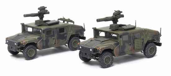 Dragon Models 1/72nd Scale Armor Series Modern HMMWV M1114 TOW Missile, Unidentified Unit, Iraq 2006 (Twin Pack) #60393