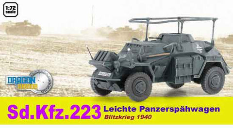 Dragon Models 1/ 72nd Scale Armor 1:72 Sd.Kfz.223 Leichte Panzerspahwagen, Blitzkreig 194 #60513