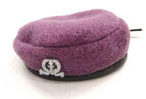 ARMOURY Loose 1/6th Israeli IDF Beret (Purple) Modern Era #ARL1-I300