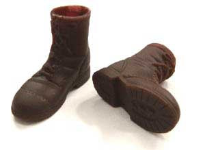 ARMOURY Loose 1/6th Israeli IDF Boots (Pair) Modern Era #ARL1-I401