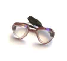 ARMOURY Loose 1/6th Italian Goggles (Desert Style) WWII Era #ARL4-A109