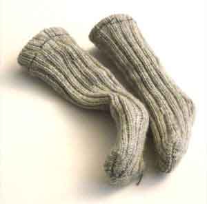 ARMOURY Loose 1/6th Italian Socks (Wool,Grey) WWII Era #ARL4-B200