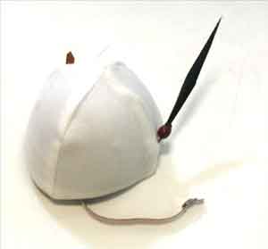 ARMOURY Loose 1/6th Italian Helmet (White Cover,Feather) WWII Era #ARL4-H104