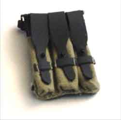 ARMOURY Loose 1/6th Italian Pouch (Magazine,3 Cell) WWII Era #ARL4-P201