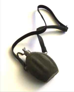 ARMOURY Loose 1/6th Italian Water Bottle (w/sling) WWII Era #ARL4-P400