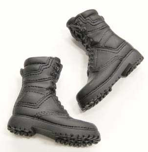 BLUE BOX Loose 1/6th Russian Combat Boots (Bk) Modern Era #BBL6-R100