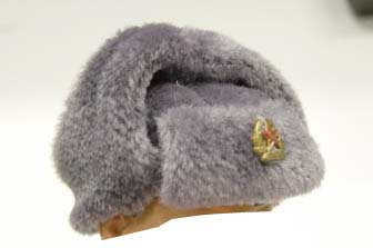 BLUE BOX Loose 1/6th Ushanka Winter Hat (Grey) Modern Era #BBL6-R103