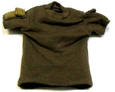 BARRACK SERGEANT Loose 1/6th T-Shirt (OD,w/Sleeve Pockets) Modern Era #BSL4-U001