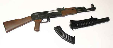 BARRACK SERGEANT Loose 1/6th AK-47 Rifle (w/M203) Modern Era #BSL4-W200