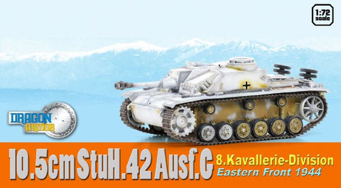 Dragon Models 1/ 72nd Scale Armor 10.5cm StuH.42 Ausf.G, 8.Kavallerie-Divisino, Eastern Front 1944  #60458