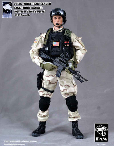 DAM Toys 1/6 Delta Force Team Leader (Task Force Ranger) Boxed Set #DAM-93003