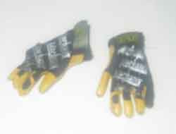 DAM Toys Loose 1/6th Gloves (Pair)(Mechanix)(Black/Tan) #DAM4-A290