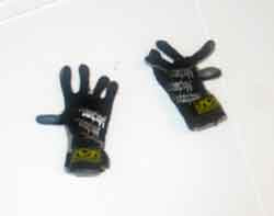 DAM Toys Loose 1/6th Gloves(Pair)(Mechanix)(Black/Gray) #DAM4-A291