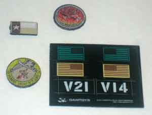 DAM Toys Loose 1/6th Patches (Navy Seal SDV Team 1) #DAM4-A802