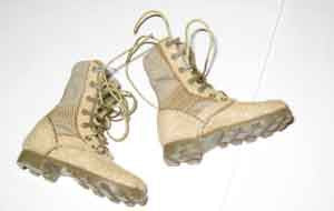 DAM Toys Loose 1/6th Boots (Desert)(Combat) #DAM4-B100