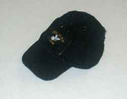 DAM Toys Loose 1/6th Cap (Baseball)(Black)  #DAM4-H850