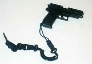 DAM Toys Loose 1/6th P226 Pistol w/Lanyard  #DAM4-W012