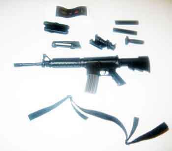 DAM Toys Loose 1/6th M4 Rifle w/Accessories  #DAM4-W302