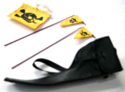 DID Loose 1/6 WWII German Caution Flags (3x,w/Pouch) #DID1-A202