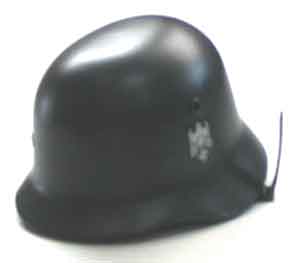 DID Loose 1/6 WWII German M35 Helmet (Decals,Metal,Black) #DID1-H106