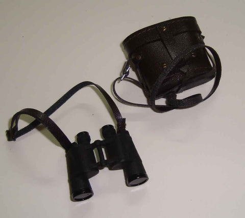 Dragon Models Loose 1/6th Scale WWII German Binoculars w/cap w/leather strap & leather case #DRL1-A213