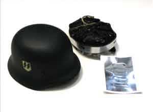 Dragon Models Loose 1/6th Scale WWII German M35 Helmet w/SS Decal (M31 Helmet Liner) #DRL1-D033