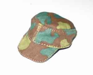 Dragon Models Loose 1/6th Scale WWII German Italian Camouflage Cap #DRL1-D418