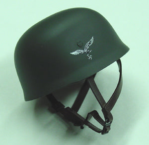 Dragon Models Loose 1/6th Scale WWII German M38 Fallschirmjager Jump Helmet w/National Colors & Luftwaffe Eagle decal #DRL1-D504