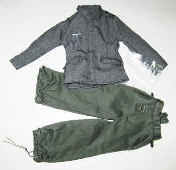 Dragon Models Loose 1/6th Scale WWII German M40 Luftwaffe Flight Blouse w/Eagle decal & Trousers (Jager) #DRL1-F122