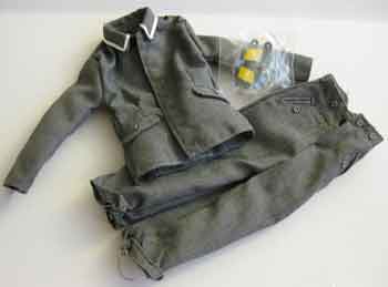 Dragon Models Loose 1/6th Scale WWII German M40 Luftwaffe Fight Blouse w/Trousers (OberJager) #DRL1-F128