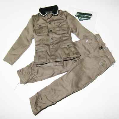 Dragon Models Loose 1/6th Scale WWII German M35 Tunic w/M37 Trousers, Infantry, Schutze #DRL1-H107